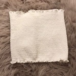 Rouched tube top UO